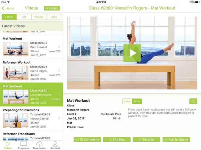 Pilates Anytime Top 7 Women Fitness Apps to Lose Weight Easily - 8