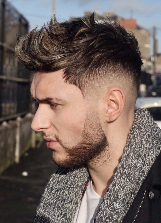 The-Fauxhawk-675x932 Top 10 Hottest Hairstyles To Suit Men With Round Faces
