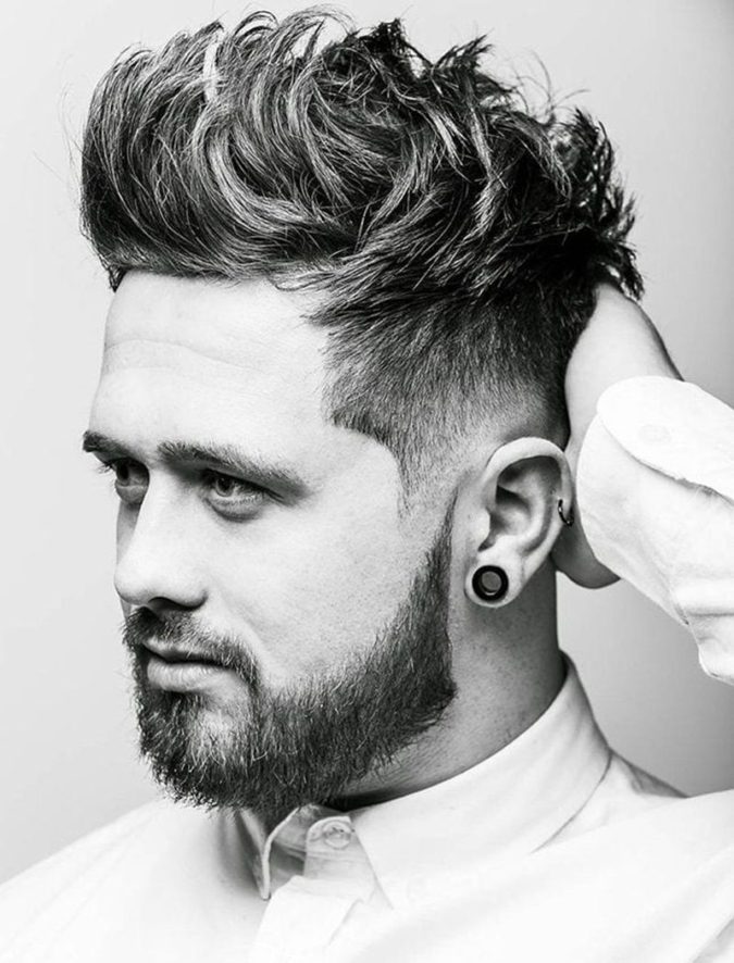 The-Fauxhawk.-675x886 Top 10 Hottest Hairstyles To Suit Men With Round Faces