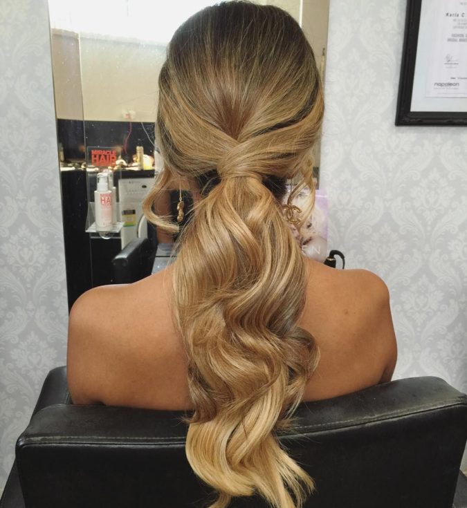 The-Prom-Ponytail.-675x735 +35 Hottest Ponytail Hairstyles that Suit All Women in 2021