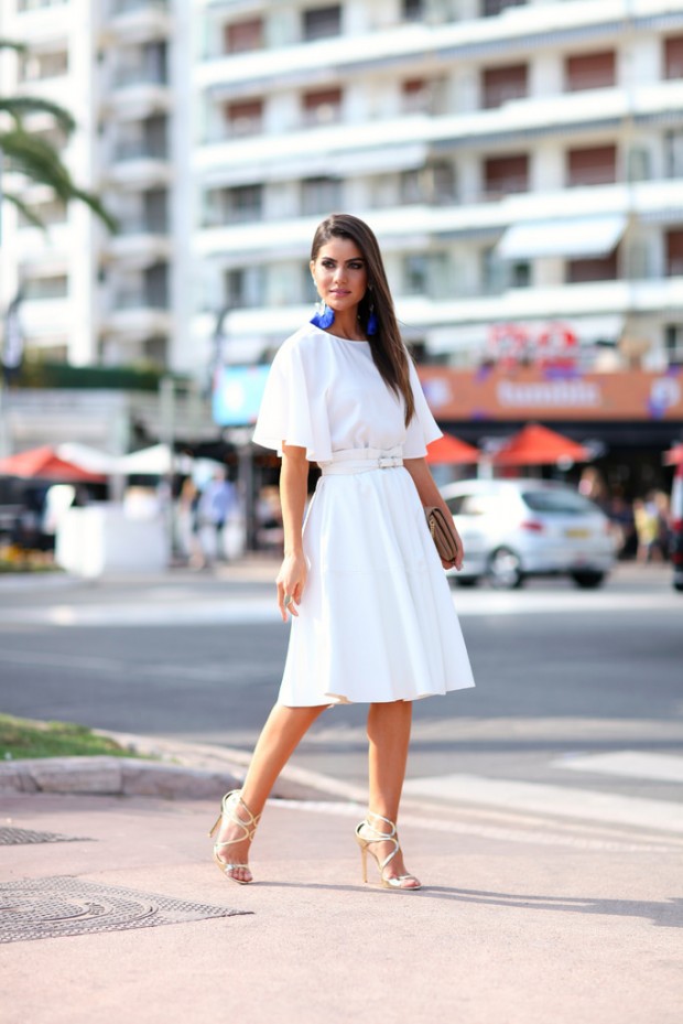 The White Dress. 1 What Women Should Wear for a Business Meeting [60+ Outfit Ideas] - 26