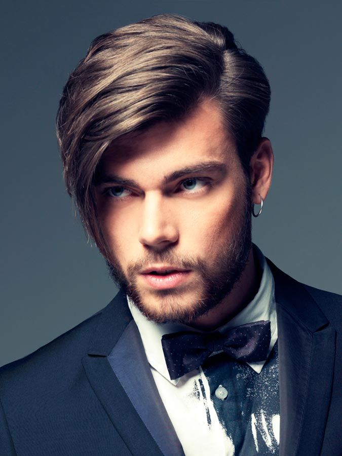 The angular fringe 2 Top 10 Hottest Hairstyles To Suit Men With Round Faces - 31