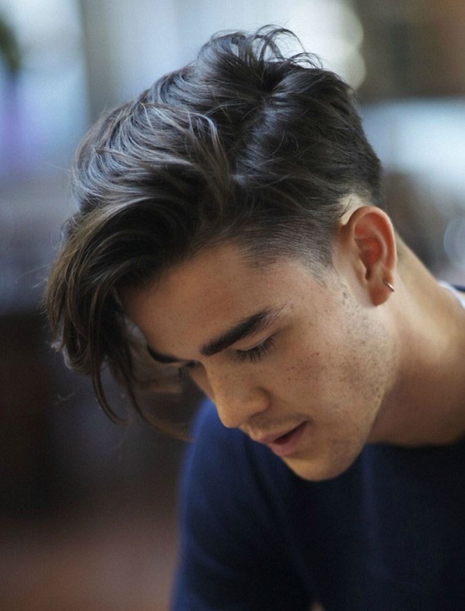 The-angular-fringe. Top 10 Hottest Hairstyles To Suit Men With Round Faces