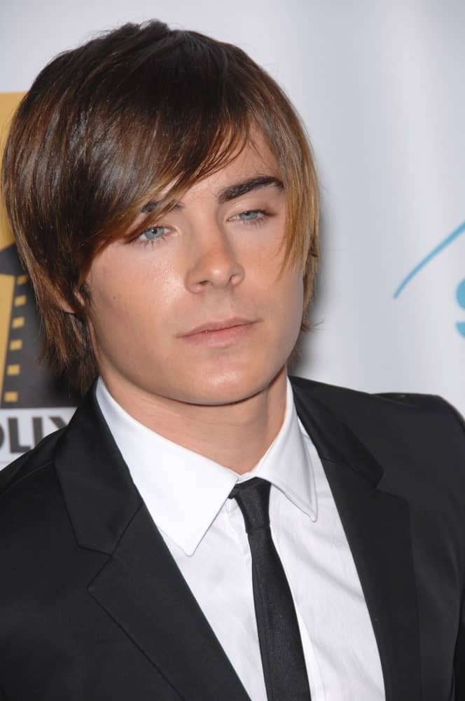 The-side-swept-bangs-2 Top 10 Hottest Hairstyles To Suit Men With Round Faces