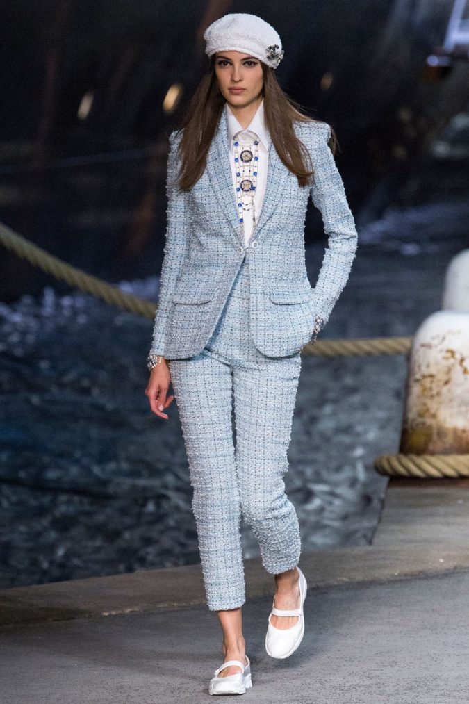Tweed-Suit-1-675x1013 60+ Job Interview Outfit Ideas for Women in 2021