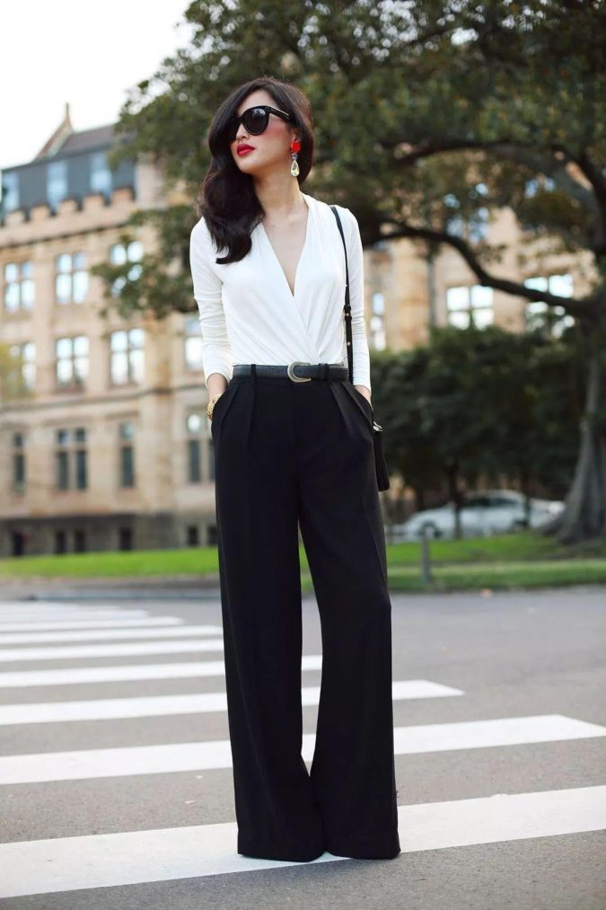 White-blouse-black-pants-2-675x1013 60+ Job Interview Outfit Ideas for Women in 2021