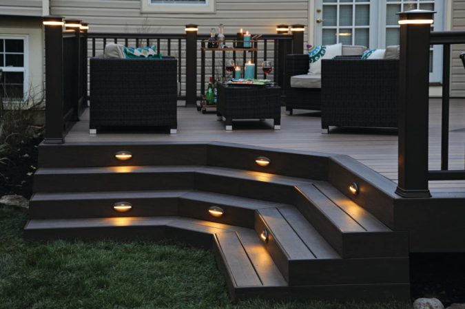 house-deck-lighting-675x449 4 Simple Steps to Increase the Value of the House with Deck Railing Project Ideas