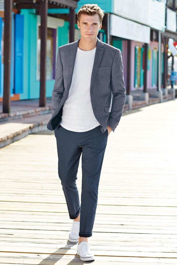 120+ Fashion Trends and Looks for College Students 5 Blazer and T shirt. 1 120+ Fashion Trends and Looks for College Students - 5