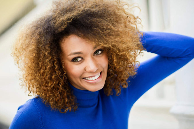 +35 Hottest Hair Color Trends for Dark-Skinned Women 34 Caramel Ombre. +35 Hottest Hair Color Trends for Dark-Skinned Women - 34