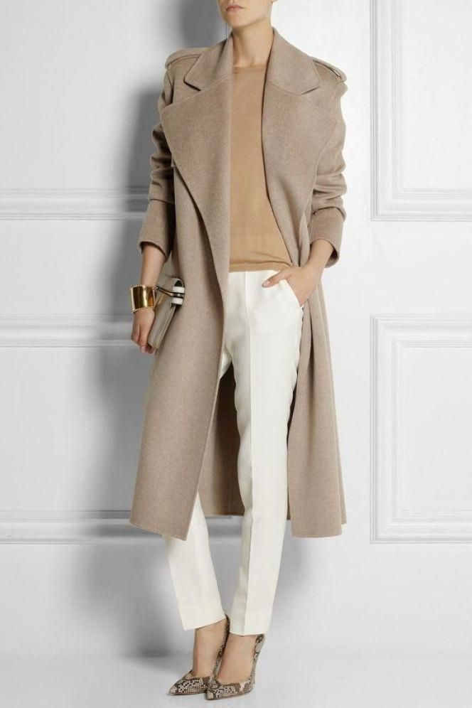 Cashmere-trench-coat-women-outfit Materials that Could Make the Biggest Impact on Fashion World