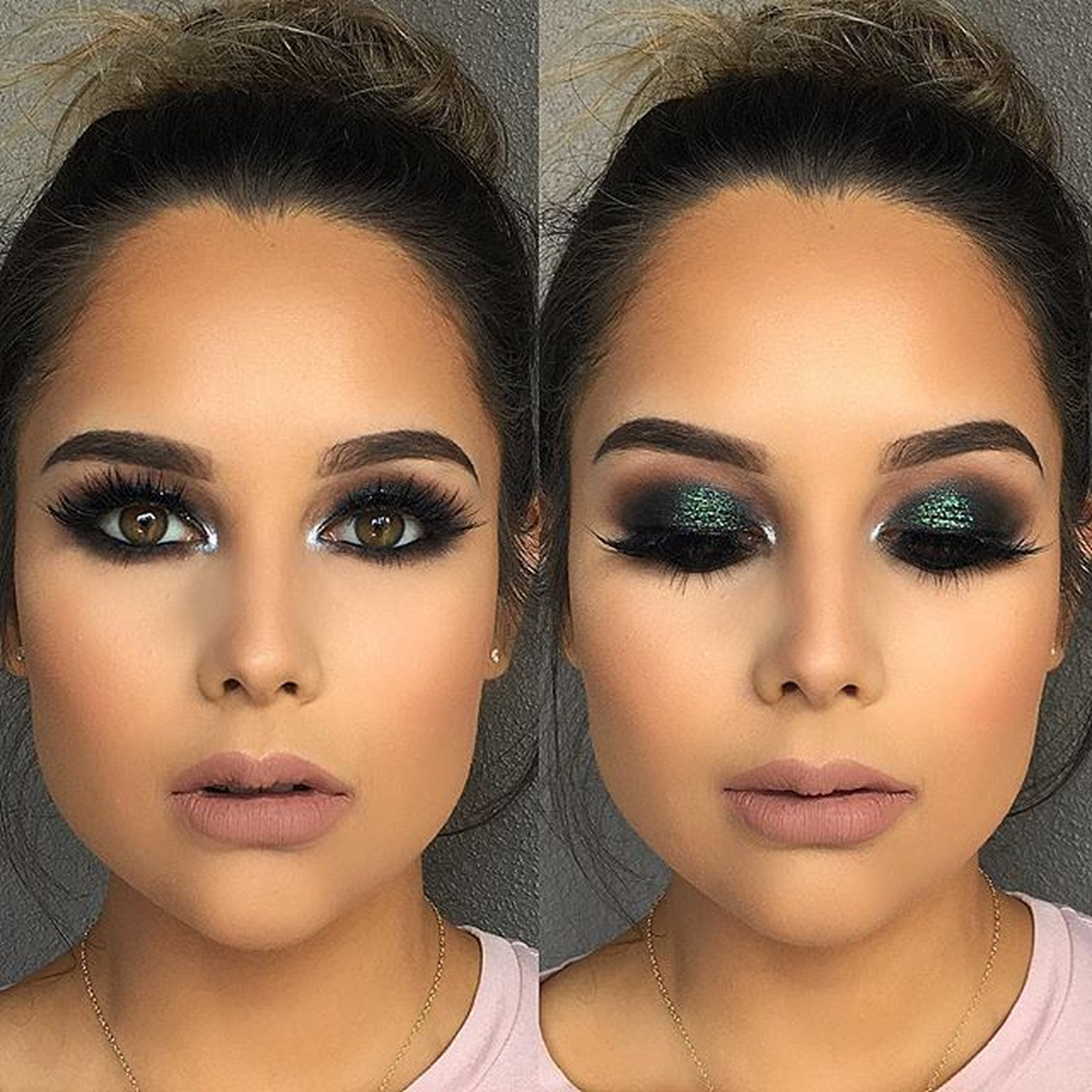 Green black smokey eyes 60+ Hottest Smokey Eye Makeup Looks - 82