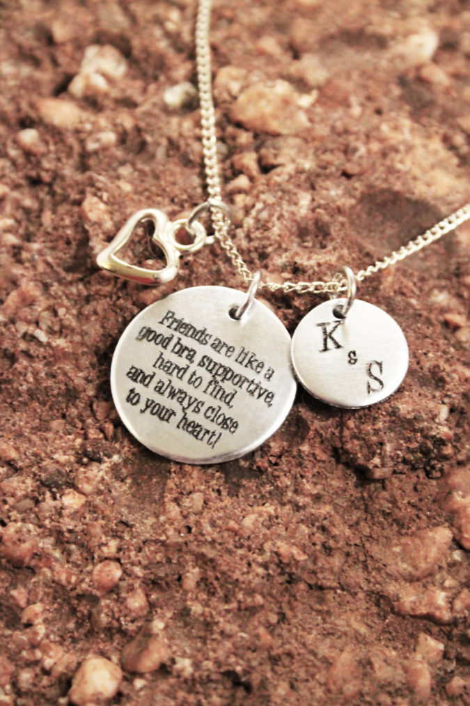 Jewelry with engraving 20 Unexpected and Creative Gift Ideas for Best Friends - 24