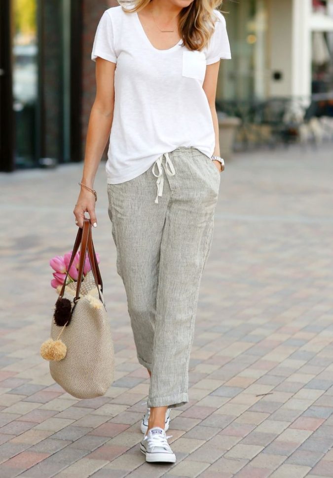 Materials that Could Make the Biggest Impact on Fashion World 4 Linen pants women outfit Materials that Could Make the Biggest Impact on Fashion World - 4