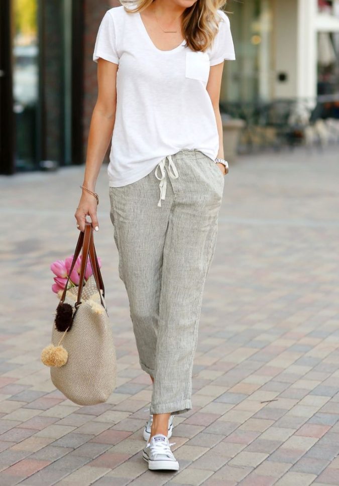 Linen-pants-women-outfit-675x968 Materials that Could Make the Biggest Impact on Fashion World
