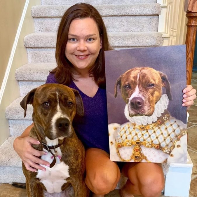 Pet portrait 20 Unexpected and Creative Gift Ideas for Best Friends - 4