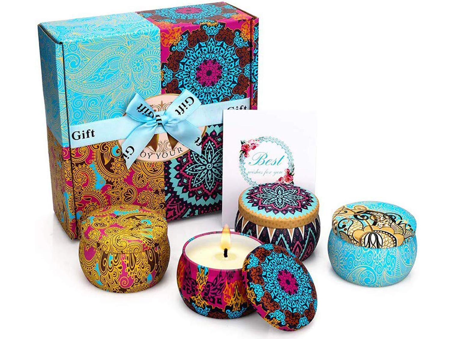 Scented candles. 20 Unexpected and Creative Gift Ideas for Best Friends - 34