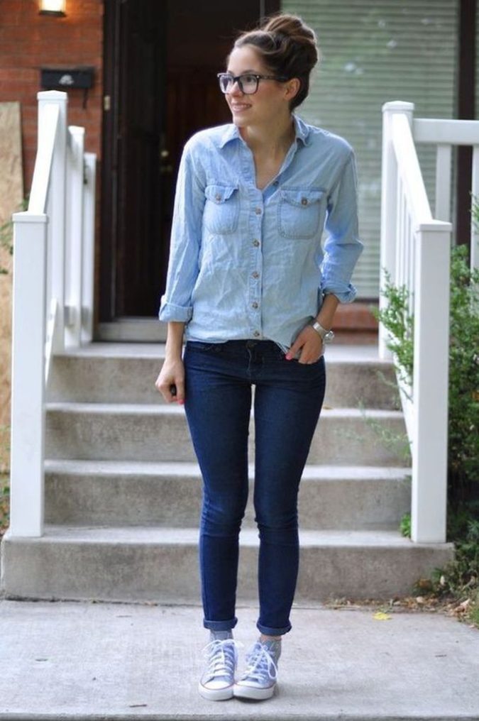 Simple look.. 120+ Fashion Trends and Looks for College Students - 7