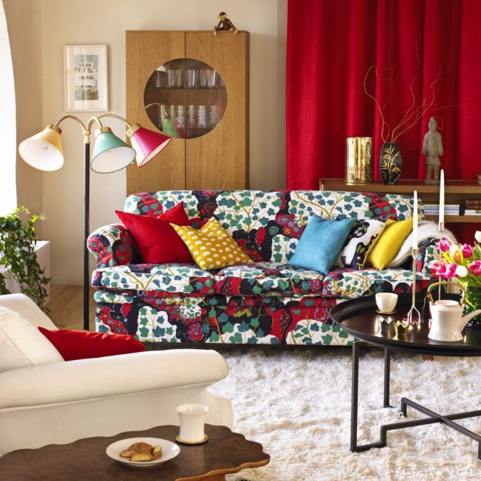 Vibrant trim living room 70+ Hottest Colorful Living Room Decorating Ideas - 60