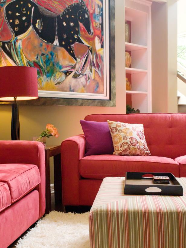 Vibrant trim living room 70+ Hottest Colorful Living Room Decorating Ideas - 63
