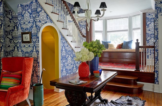Vibrant trim. 70+ Hottest Colorful Living Room Decorating Ideas - 70