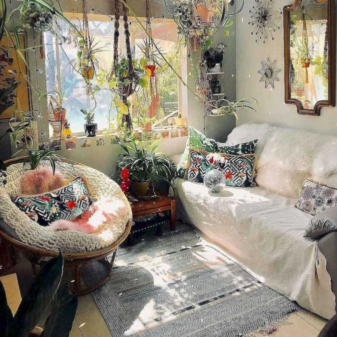 bohemian-living-rooms.-675x675 70+ Hottest Colorful Living Room Decorating Ideas in 2022