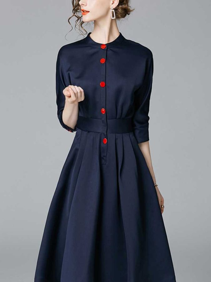 shirt dress 2 What Women Should Wear for a Business Meeting [60+ Outfit Ideas] - 25