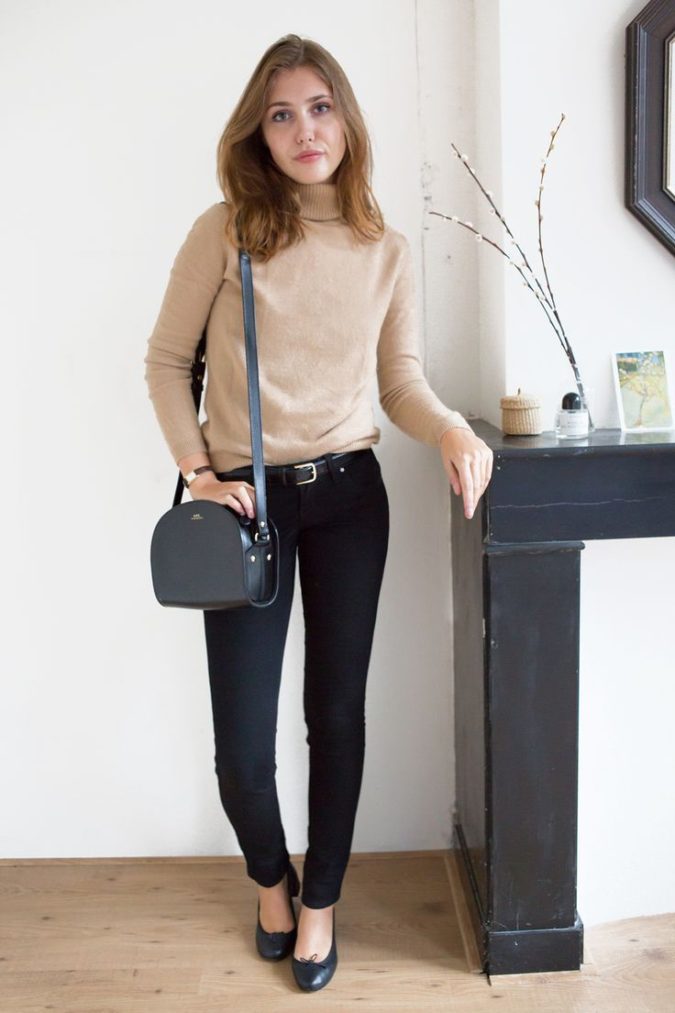 women business outfit with sweater What Women Should Wear for a Business Meeting [60+ Outfit Ideas] - 23