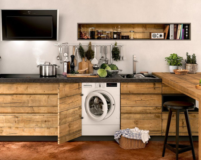 Built in items 1 100+ Smartest Storage Ideas for Small Kitchens - 106