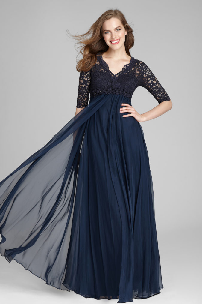 Chiffon gown. 1 120 Splendid Women's Outfits for Evening Weddings - 47