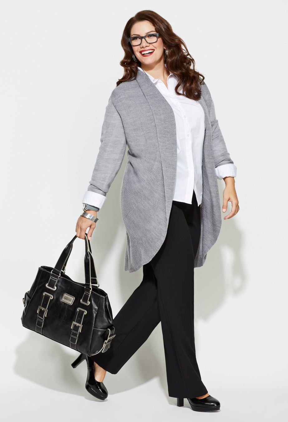 Classic business wear 115+ Elegant Work Outfit Ideas for Plus Size Ladies - 1