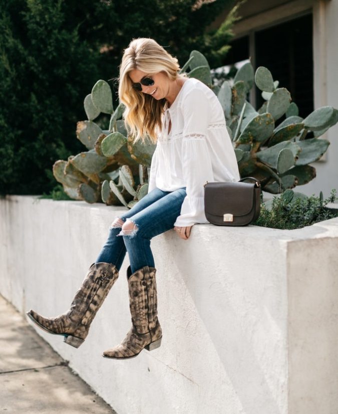 Cowboy boots 1 140 First-Date Outfit Ideas That Make You Special - 7