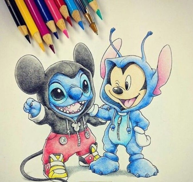 Disney-675x636 Top 10 Coolest Unique Drawing Ideas for Teens
