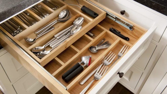 Divide-kitchen-tools-2-675x380 100+ Smartest Storage Ideas for Small Kitchens in 2022
