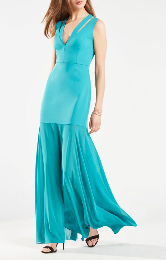 Double strap gown.. 120 Splendid Women's Outfits for Evening Weddings - 25