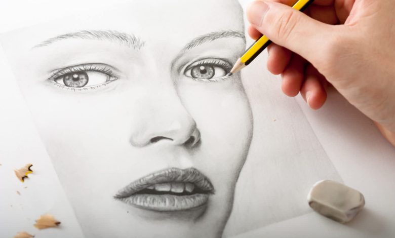 Drawing a Realistic Face 2 How to Draw a Realistic Face Step By Step - the world of art 35