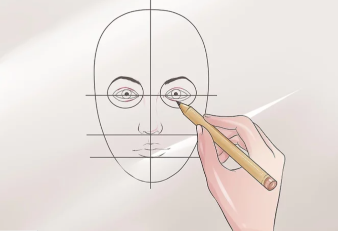 Drawing the pupil 1 How to Draw a Realistic Face Step By Step - 15