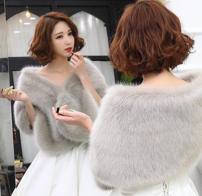 140+ Lovely Women's Outfit Ideas for Winter 49 Faux Fur Stole. 140+ Lovely Women's Outfit Ideas for Winter - 49