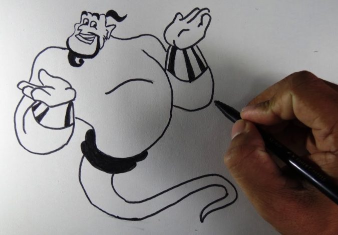 Genie-675x470 Top 10 Coolest Unique Drawing Ideas for Teens