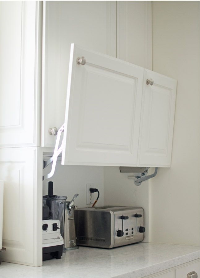 Hiding-appliances.-1 100+ Smartest Storage Ideas for Small Kitchens in 2021