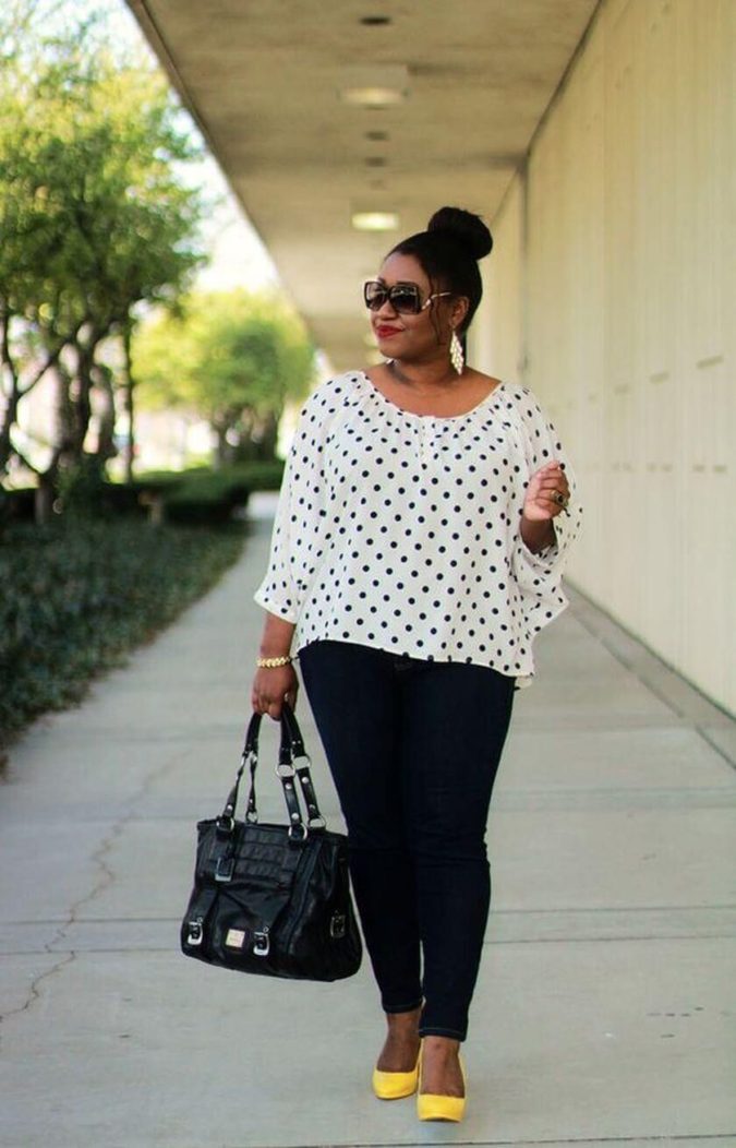 115+ Elegant Work Outfit Ideas for Plus Size Ladies 7 Long sleeve blouse.. 2 115+ Elegant Work Outfit Ideas for Plus Size Ladies - 7