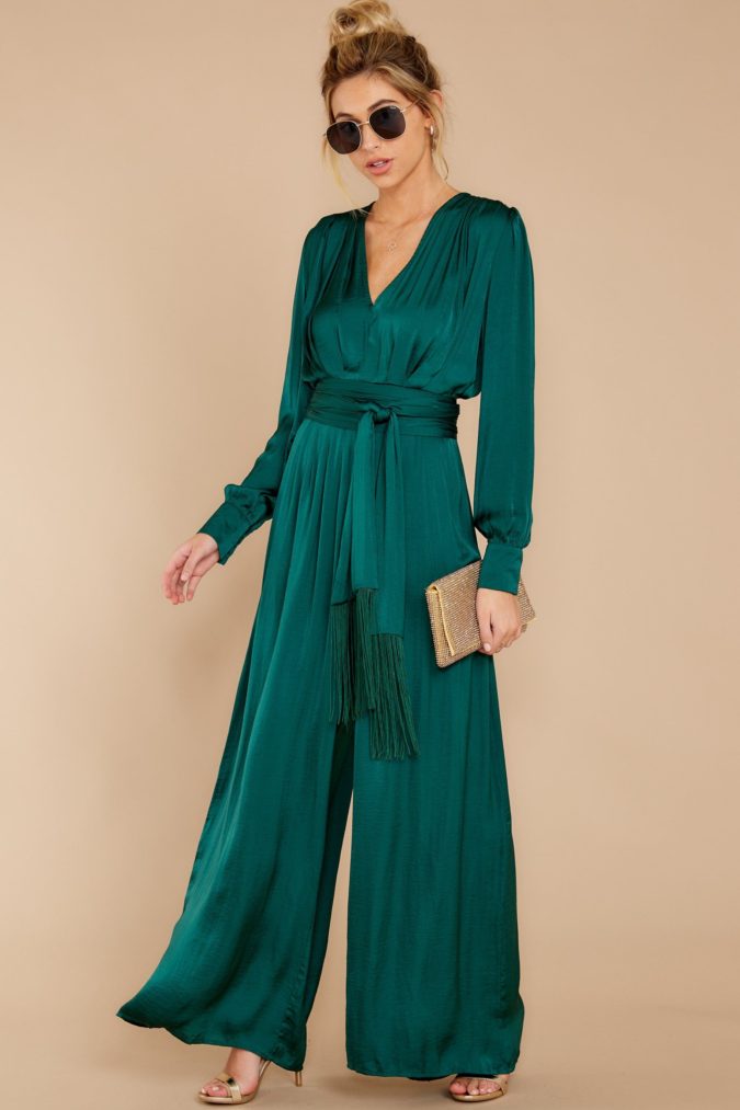 Long sleeve jumpsuit.. 1 120+ Breathtaking Birthday Party Outfits for Ladies - 17