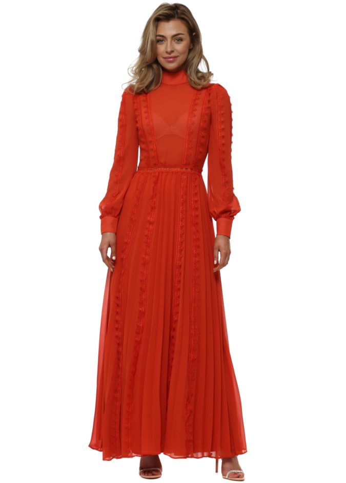 Long sleeve maxi dress. 3 120 Splendid Women's Outfits for Evening Weddings - 77