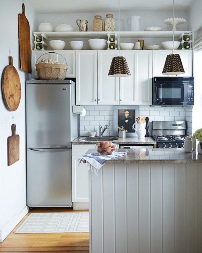 Maximizing cabinet top 3 100+ Smartest Storage Ideas for Small Kitchens - 53