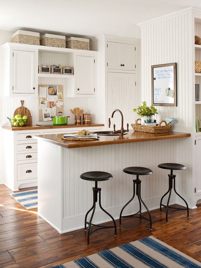 Maximizing cabinet top. 100+ Smartest Storage Ideas for Small Kitchens - 51