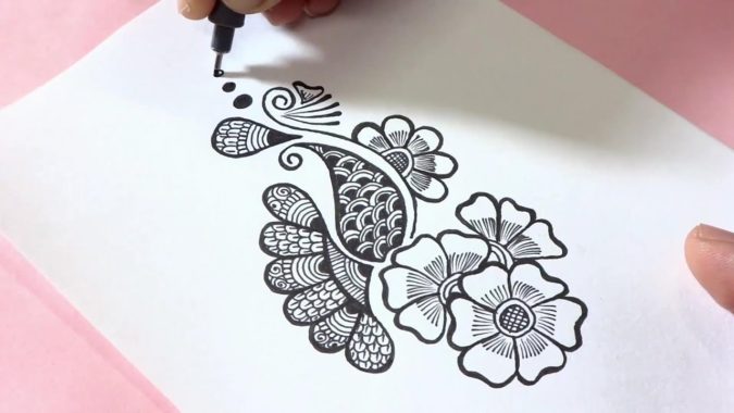 Mehndi designs Top 10 Easiest Things to Draw - 3
