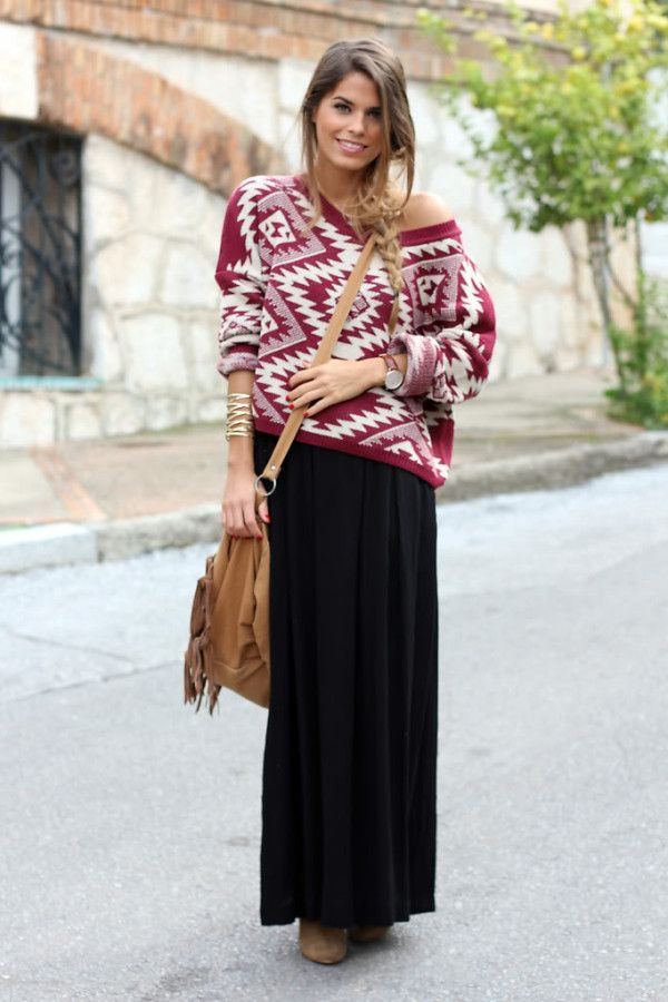 Multicolor sweater. 1 140+ Lovely Women's Outfit Ideas for Winter - 62