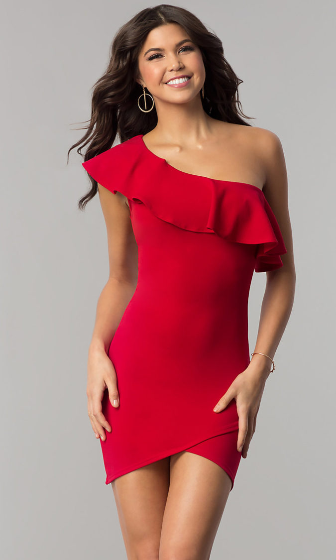 One shoulder dress. 1 120+ Breathtaking Birthday Party Outfits for Ladies - 48