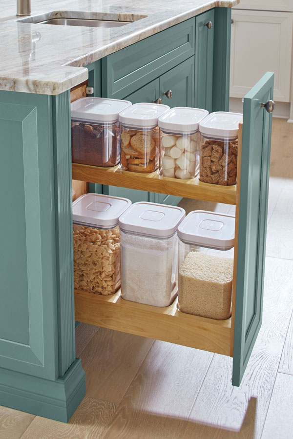 Pull-out-pantry. 100+ Smartest Storage Ideas for Small Kitchens in 2022
