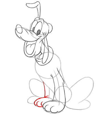 Step 16 How to Draw Disney Characters Step By Step - 16