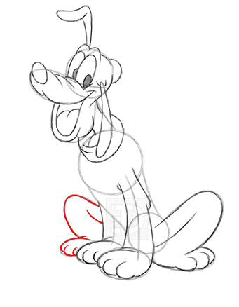 Step 18 How to Draw Disney Characters Step By Step - 18